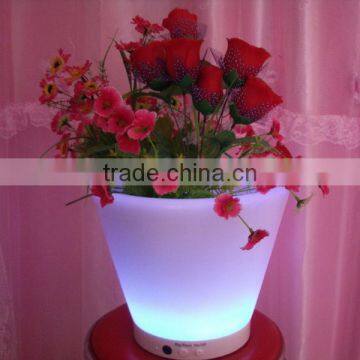 chargeable and Color changeable LED Planter/Pots