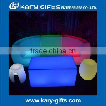 LED Glow Bar Coffee Round/cube Lighting Table With Magic Cleaner photo-5