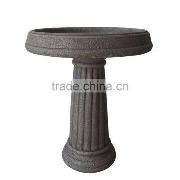 Cement Outdoor Handmade Garden Bird Bath Hot Sale photo-5
