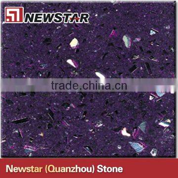 Newstar Silver Purple Artificial Marble Tiles