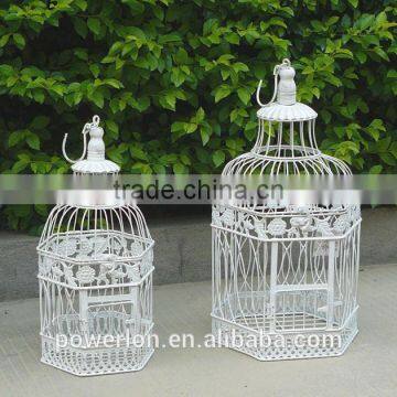 Powder Coating Garden Iron Handmade Bird Cage photo-6