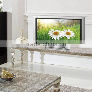 E361 Living Room Furniture Modern Design Marble Stainless Steel TV Cabinet Design 2016 photo-2