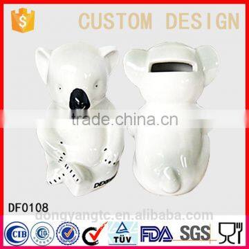 Wholesale Factory Direct Wholesale Ceramic Koala Coins Piggy Bank photo-2