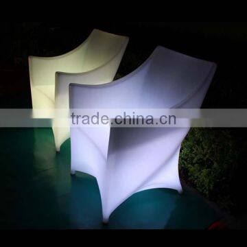 New Arrival Plastic with LED Bar Stool with Bar Stool Parts for club
