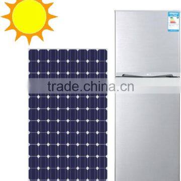 168L Solar Powered Household DC Compressor Upright Fridge