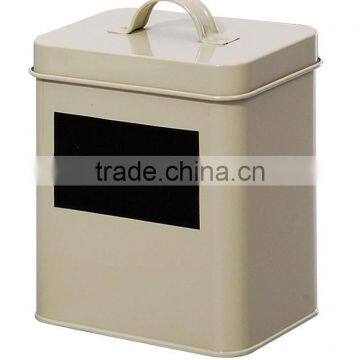 Laundry Power Storage Box / Laundry Tin with cream factory