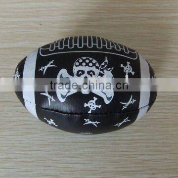 Promotional PVC soft leather rugby juggling ball