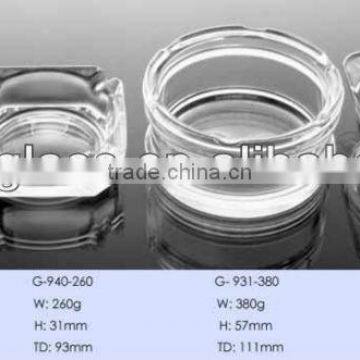 clear glass ashtray / series glass ashtray