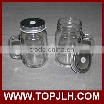 China professional logo printed sublimation Glass cup Mason Jars