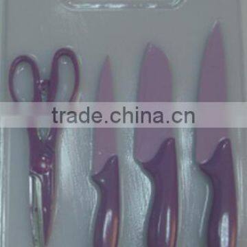 Plastic Handle Stainless Steel Knife Set photo-6