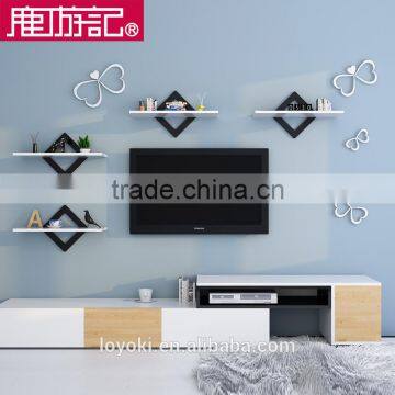 2017 New Arrival Mdf Wood Home Wall Mount Shelf Floating Shelf photo-3