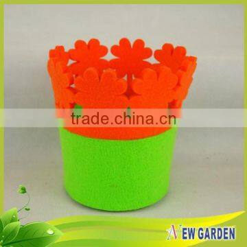 Gorgeous Designs Metal Artificial Lacy Flower Pot For Home Decor photo-5