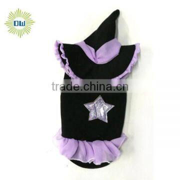Halloween Pet Cosplay Witch Costume Dog Clothes photo-1