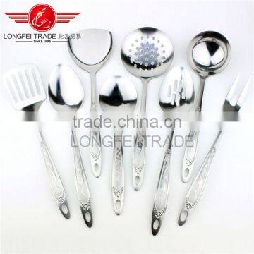 Stainless steel hotel kitchen utensils set