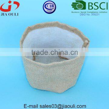 Jute Plant Pot Cover Bag Natural Sacks photo-4