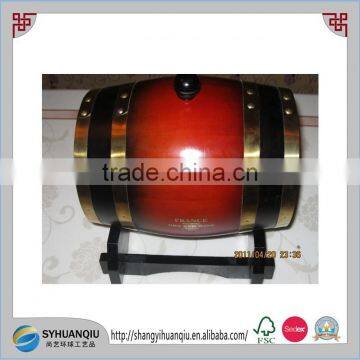 Red wine Usage and Wooden pine or oak Material toasted inside wooden wine barrel CN