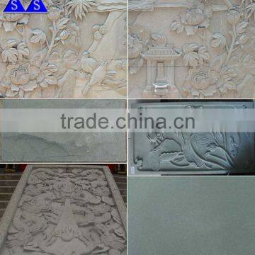 Green sandstone paving