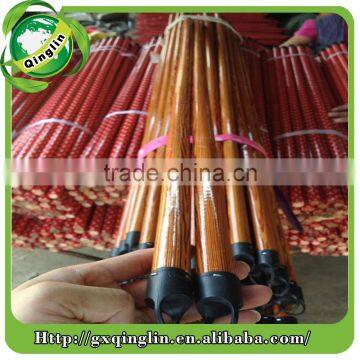 Plastic Wooden Broom Pole Pvc Coated Wooden Broom Stick Wooden Broom Handle photo-2