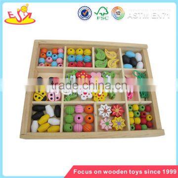 Wholesale DIY Intelligent Wooden Beads Box Toy Colorful Kids Wooden Beads Box Toy W11E011 photo-5