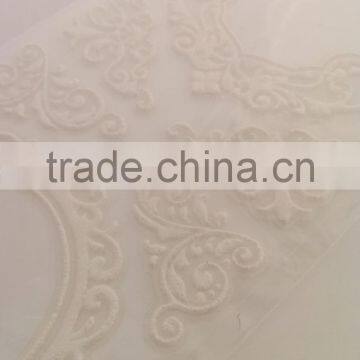 Graceful Glitter Lace Fram Sticker, Classic Decorative Shinny Glitter Sticker photo-3