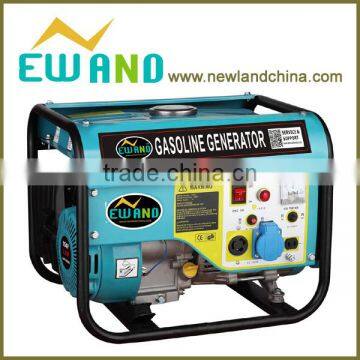 4 stroke Portable Gasoline engine Generator/AC220V50HZ/154F 2.5HP engine/gasoline generator 1kw