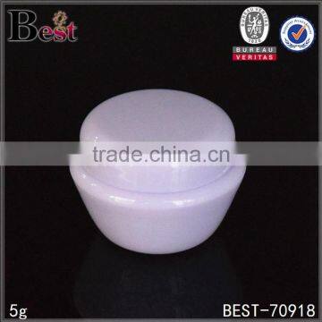 5g Mini Plastic Cosmetic Packaging Cream Jar, Cosmetic Cream Jar With Logo Design photo-5