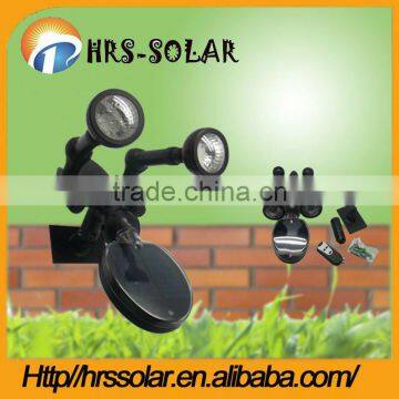 New Product CE RoHS Double or Triple Head Solar Spot Light