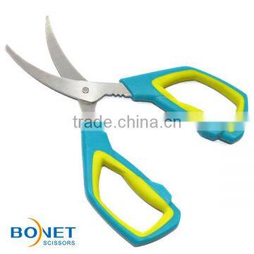 SKI0019 FDA Qualified 7-1/4" Lobster Shrimp Crab Seafood Scissors Shears Snip Crack Shells photo-2