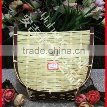 Dustpan Shaped Traditional Bamboo Basket for promotiton