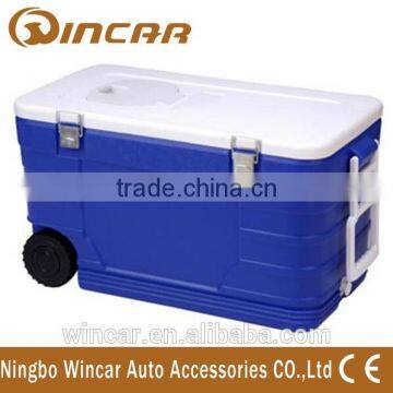 52L Capacity Blue Color Ice Cooler Box