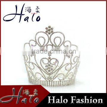 Beauty Pageant Jewelry Large Rhinestone Fashion Tiaras