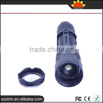 Wholesale T6 LED 1000Lm 3 Mode Strong Light Flashlight ,tactical Torch With Flashlight Mount photo-4