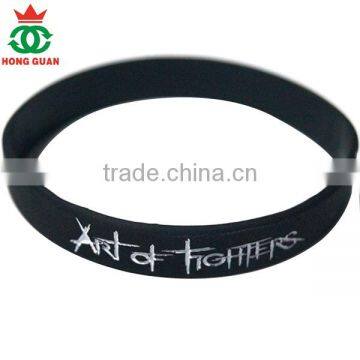 China Factory Customized Design Personalized High Quality Sillicone Slap Wristband photo-3