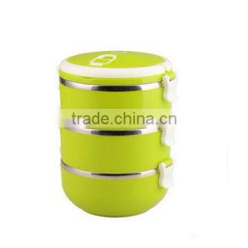 Stainless Steel Camping 3 Compartment Lunch Box photo-2