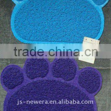 PVC Paw Shape door mats outdoor