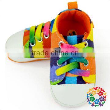 Solid Color Comfort Shoes Baby Girls Prewalker Shoes With Flower photo-6