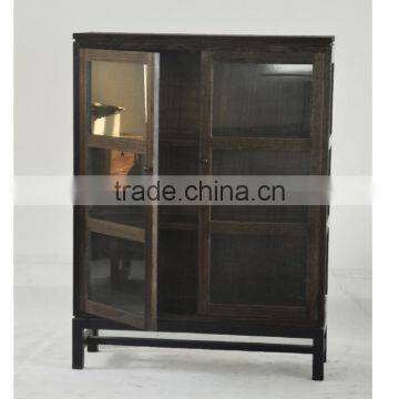 whole sale wooden filling cabinet ,decorative wooden cabinet with glass door