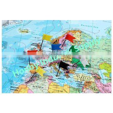 32mm Blue Green Yellow Red White Color Marker Push Map Flag Pins photo-4