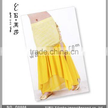 Hot Selling Modern Dance Costumes,ladies Gorgeous Paillette Belly Dance Skirt With Slit