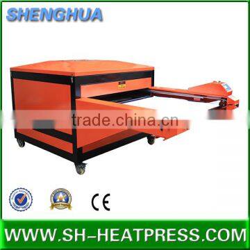 hydraulic double stations heat transfer machine for sale