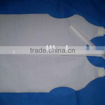 Disposable OEM woodplup paper coated PE dental bib with free sample