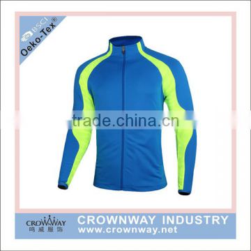 men moisture wicking sports wear track soccer jacket with custom logo