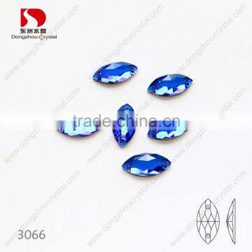 Horse Eye Shape Dongzhou 243 Color Flatback Sew on k5 Crystals Wholesale photo-5