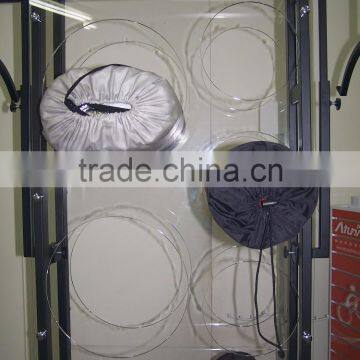 New Unique Acrylic and Balck Steel Counter Camping Tents Display Stand photo-4