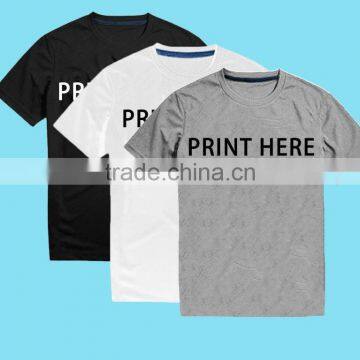 design your own t shirt 100% cotton cheap black t shirt Custom Logo Printing no minimum. real factory with 3-5days production.