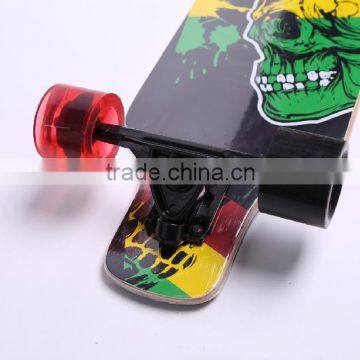 HSJ63 4wheels Longboard Wholesale Freestyle Maple Longboard Skateboard photo-6