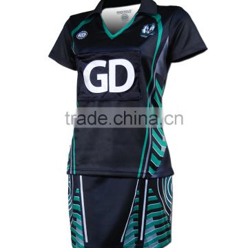 Wholesale Custom Girls Sexy Sublimation Sport Netball Uniform Dress, Netball Jersey Skirts photo-5