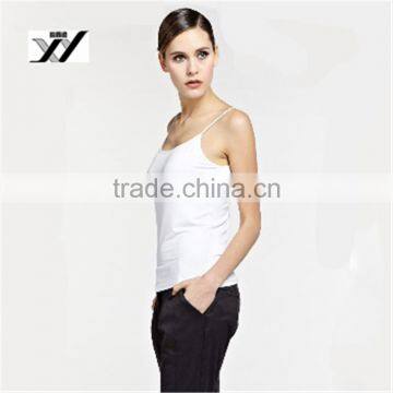 Simple Sleeveless O-NECK Casual Wear Women Daily Shirt photo-2