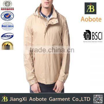 2015 New Fashion Custom Nylon Windbreaker Man Spring Jacket