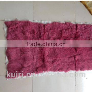 High Quality White Tanned Rabbit Fur Skin Plate for Coat photo-4